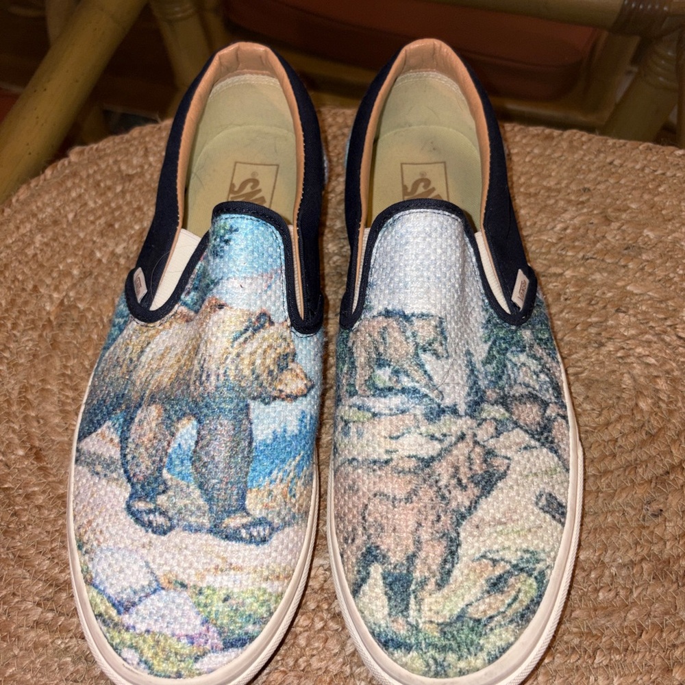 Vans Multicolor Bear Slip-On Sneakers